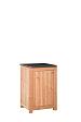 Buitenkeuken enkel 90 Excellent, 90 x 61,5 x 56 cm (HxBxD) met schap en deur, onbehandeld.