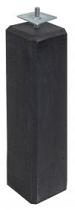 Betonpoer M, 15 x 15 x 60 cm, recht, schroefdraad M16, antraciet.