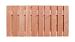Douglas geschaafd plankenscherm 21-planks 16 mm, 180 x 90 cm t.b.v. betonsysteem onbehandeld.