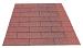 Dakshingles per pak à 3 m2, rood.