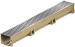 Euroline goot, L=1000mm, H60 verzinkt