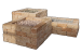 COMBIWALL UNO 30X15X12CM MONT BLANC