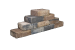 TUMBELWALL GETR. 30X20X10CM KILIMANJARO