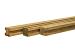 Grenen sleufpaal 8,8 x 8,8 x 270 cm, t.b.v. 28 mm profielplanken, tussenpaal, groen geïmpregneerd.