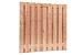 Redvision geschaafd plankenscherm 19-planks 16 mm, 180 x 180 cm, verticaal recht.