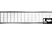 Maasrooster RVS 30/10, L=1000mm