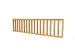 Hekwerk recht douglas type C, 278,5 x 73 cm, onbehandeld.