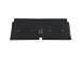 Aluminium Verbindingsstuk t.b.v. daktrim 1058506, zwart RAL 9005.