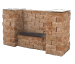 COMBIWALL UNO 30X15X12CM MONT BLANC