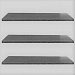 Vijverrand 100x25x3 cm Black (6 zijdes verzoet, 8 facetranden)