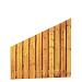 Plankenscherm 21-planks 17 mm, 180 x 180/90 cm, aflopend, geïmpregneerd.