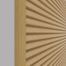 NewTechWood aluminium co-extrusie eindprofiel t.b.v. Castellation PRO, 5 x 5 x 300 cm, Red Cedar.