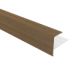 NewTechWood aluminium co-extrusie eindprofiel t.b.v. Castellation PRO, 5 x 5 x 300 cm, Teak.