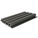 NewTechWood HKC co-extrusie Castellation PRO35 gevelbekleding, 3,3 x 21,5 x 230 cm, Silver Gray.