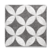 GeoProArte® 60x60x4 Dark Grey Flower