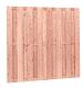 Douglas fijnbezaagd plankenscherm 18-planks 15 mm, 180 x 180 cm, onbehandeld.