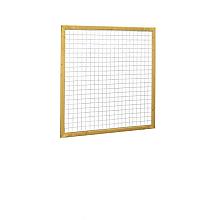 Grenen betonijzertrellis met maas 7,5 x 7,5 cm, in raamwerk 4,4 x 6,8 cm, 180 x 180 cm, groen geïmpregneerd.