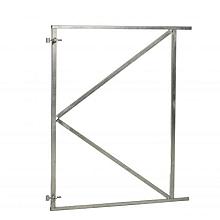 Verstelbaar stalen poortframe 150 x 155 cm, vuurverzinkt.