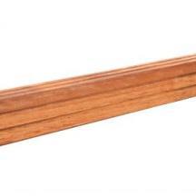 Hardhouten paal geschaafd gepunt 7 x 7 x 300 cm.