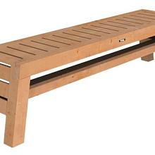 Bank Riva Excellent, 200 x 45 x 45 cm, onbehandeld.