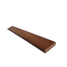 Thermovision Ayous geschaafde plank 1,8 x 9 x 245 cm, thermisch gemodificeerd, pak a 4 stuks.