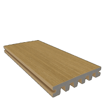 NewTechWood dekdeel 2,3 x 13,8 x 400 cm, Red Cedar.
