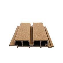 NewTechWood HKC co-extrusie Castellation PRO65 gevelbekleding, 3,3 x 18 x 290 cm, Red Cedar.