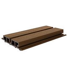NewTechWood HKC co-extrusie Castellation PRO65 gevelbekleding, 3,3 x 18 x 290 cm, Teak.