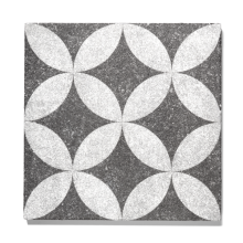 GeoProArte® 60x60x4 Dark Grey Flower