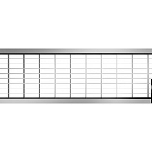 Maasrooster RVS 30/10, L=1000mm