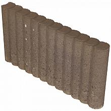 Mini Rondobandpalissade 6x40x50 cm Bruin