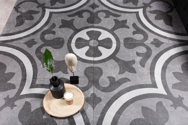 GeoCeramica® 100x100x4 Decoro Fiori