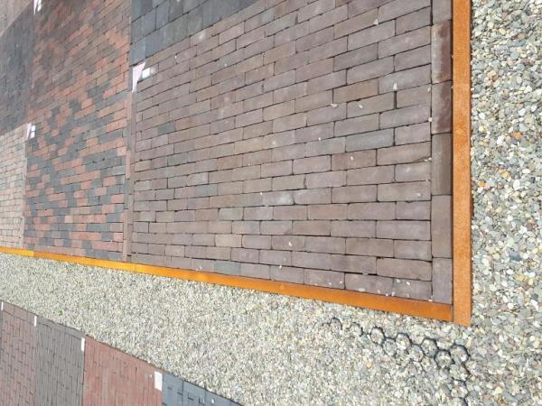 Opsluitband afdekker 5x200x6 cm Corten